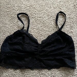 PINK Victoria's Secret Black Lace Bralette